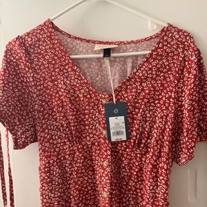 Universal Thread mid length button down dress